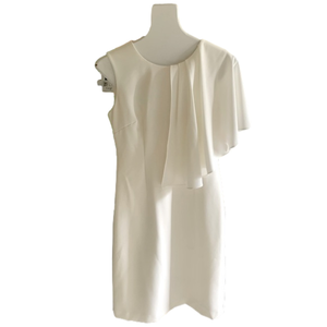 Antonio Melani Ivory Drape Dress